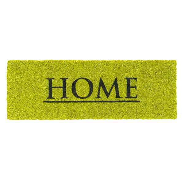 Kokosmat Ruco Print Home Lime Kokosmat Ruco Print Home Lime
