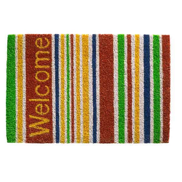 Kokosmat Welcome Stripes Deurmat