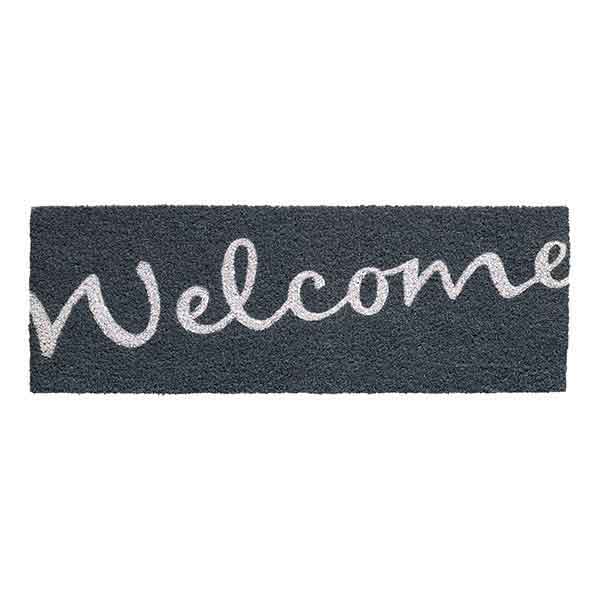 Kokosmat Ruco Print Welcome Grijs Deurmat Kokosmat Ruco Print Welcome Grijs Deurmat