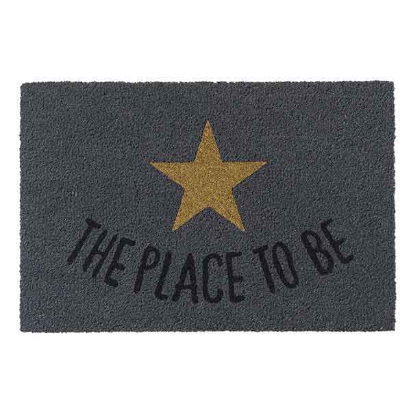 Kokosmat Ruco Glitter Place Gold Deurmat Kokosmat Ruco Glitter Place Gold Deurmat