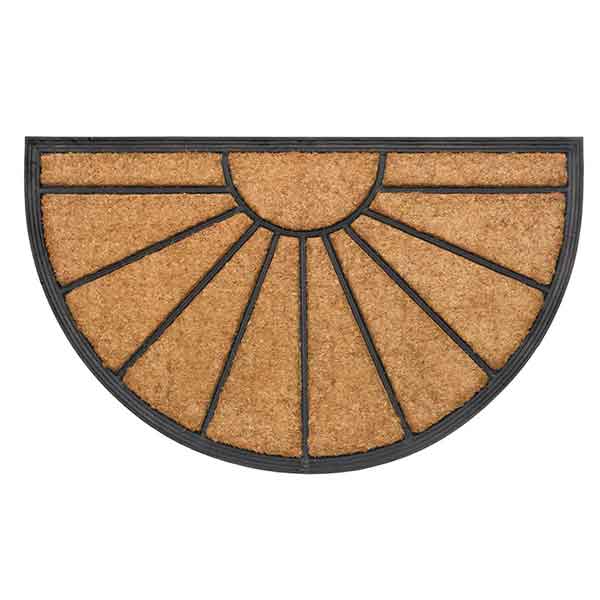 Kokosmat Bombay Sun Halfround Deurmat