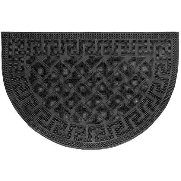 Deurmat Pinmix Wave Halfrond