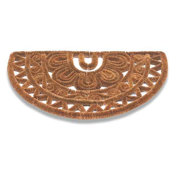 Deurmat Decor Halfrond Kokosmat