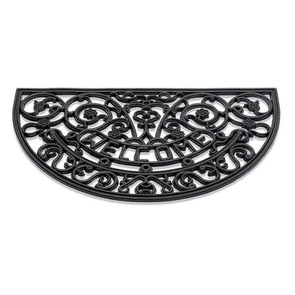 Rubbermat Antiek Welcome Halfround