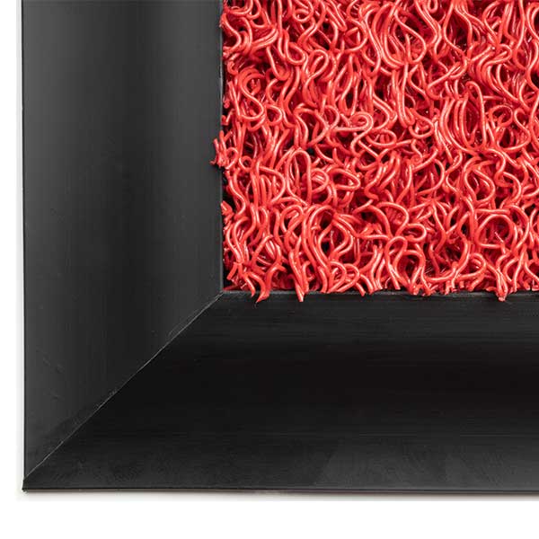 Oplooprand-Spaghettimat Hoek van Spaghettymat, oplooprand