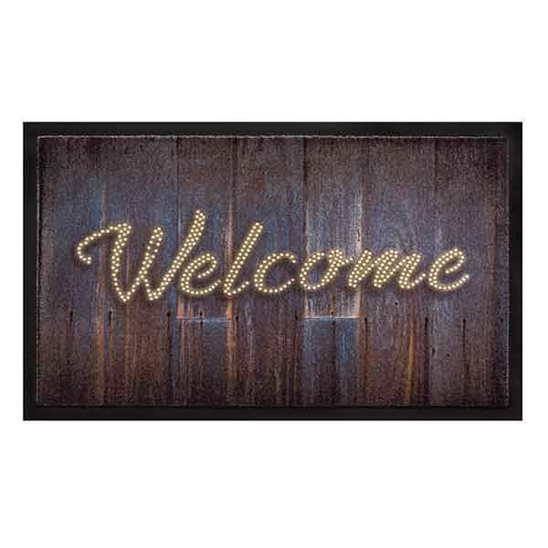 Schoonloopmat Image Welcome Wood