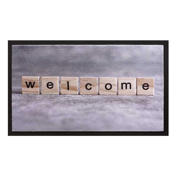 Schoonloopmat Image Welcome Blocks