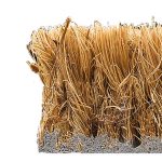 Kokosmat zijaanzicht materiaal hoogte